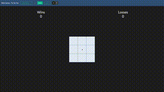 A game of Tic Tac Toe